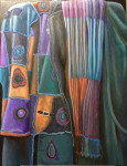 A woman’s bedroomchair, Autumn 2.0. Olie op doek, 80x100 cm