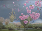 Lentedreiging, olie op paneel, 60 x 80 cm, 